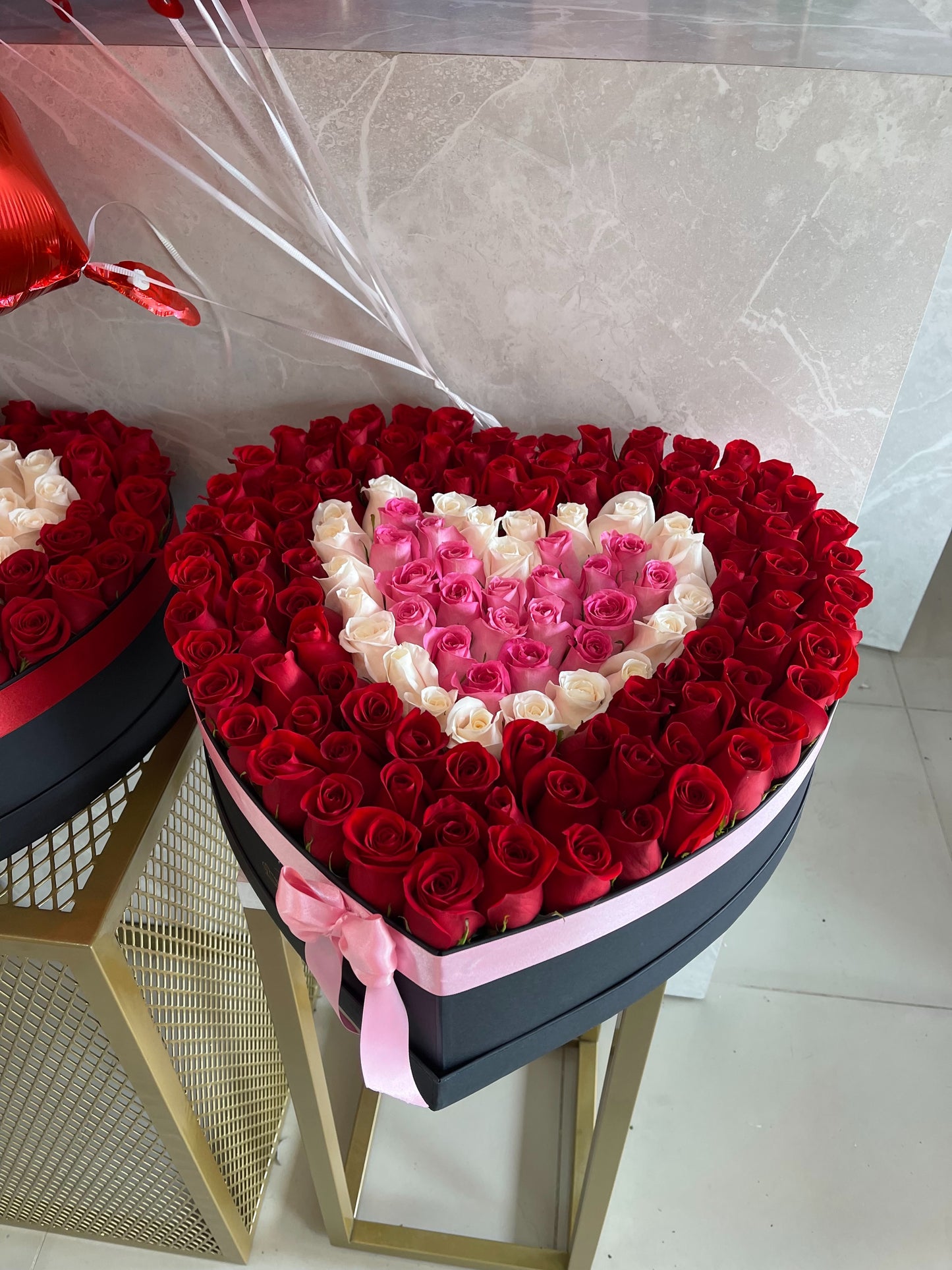 Corazón Gigante de Rosas